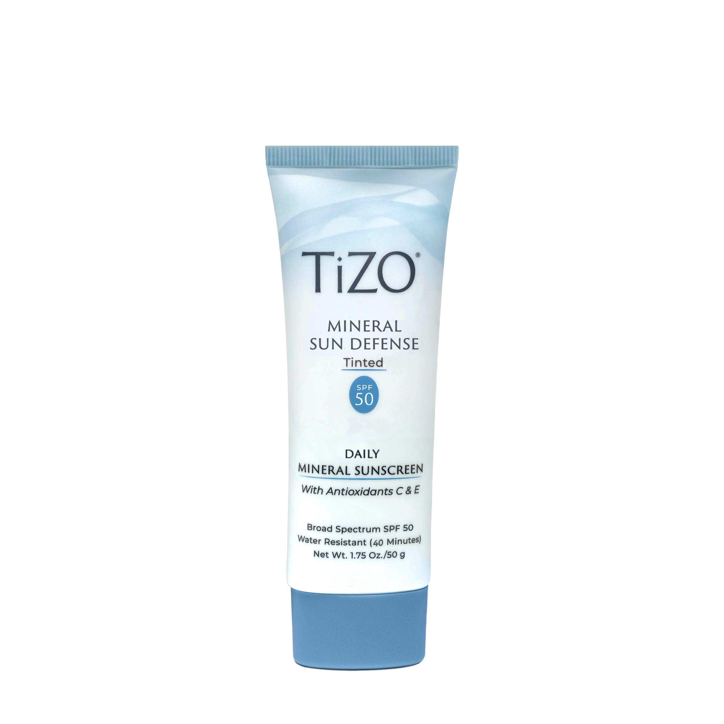 TIZO TIZO TiZO Mineral Sun Defense SPF 50 Солнцезащитный крем с легким оттенком для выравнивания цвета кожи 50 гр
