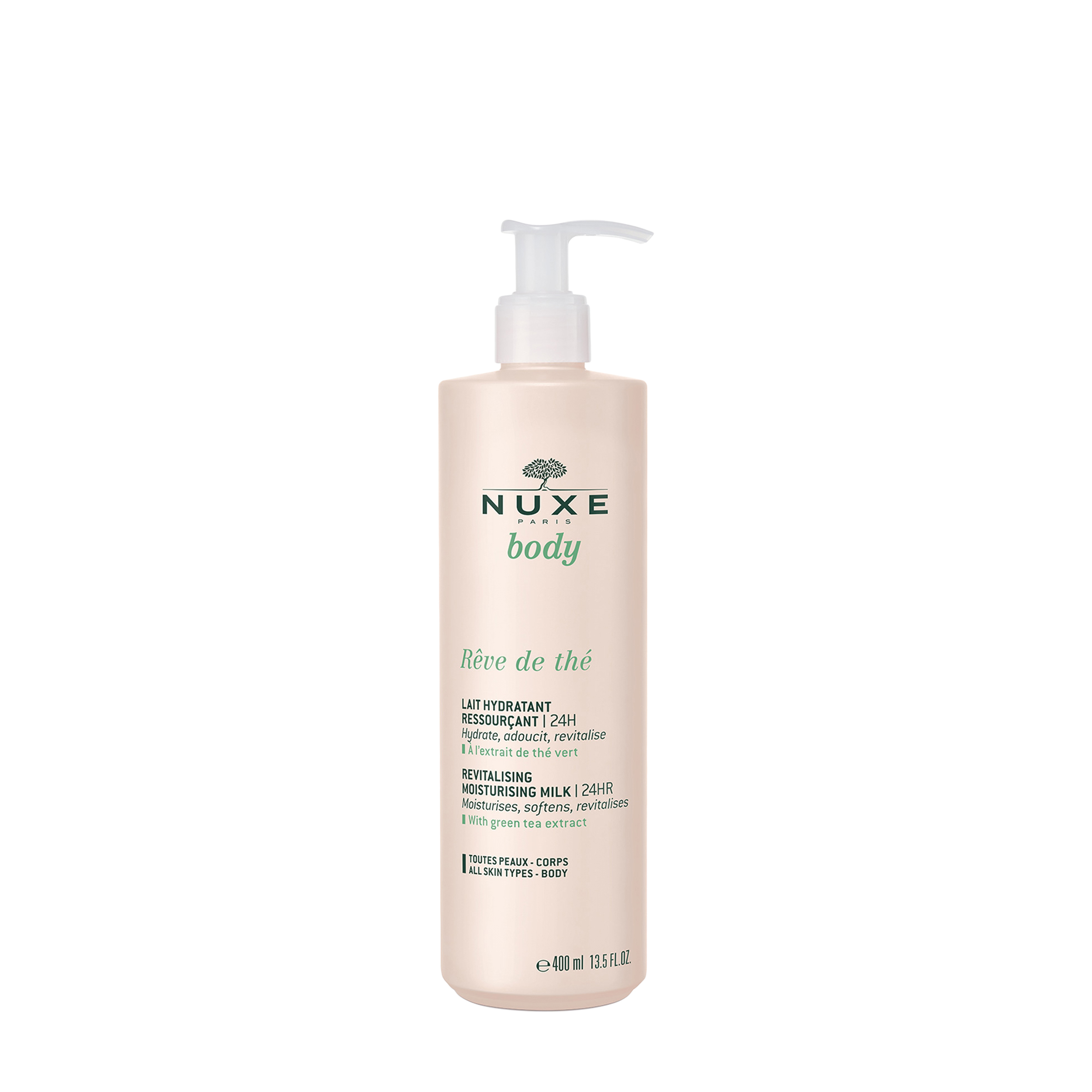 NUXE NUXE Восстанавливающее увлажняющее молочко для тела 24 часа Reve De The  400 мл VN058001 - фото 1