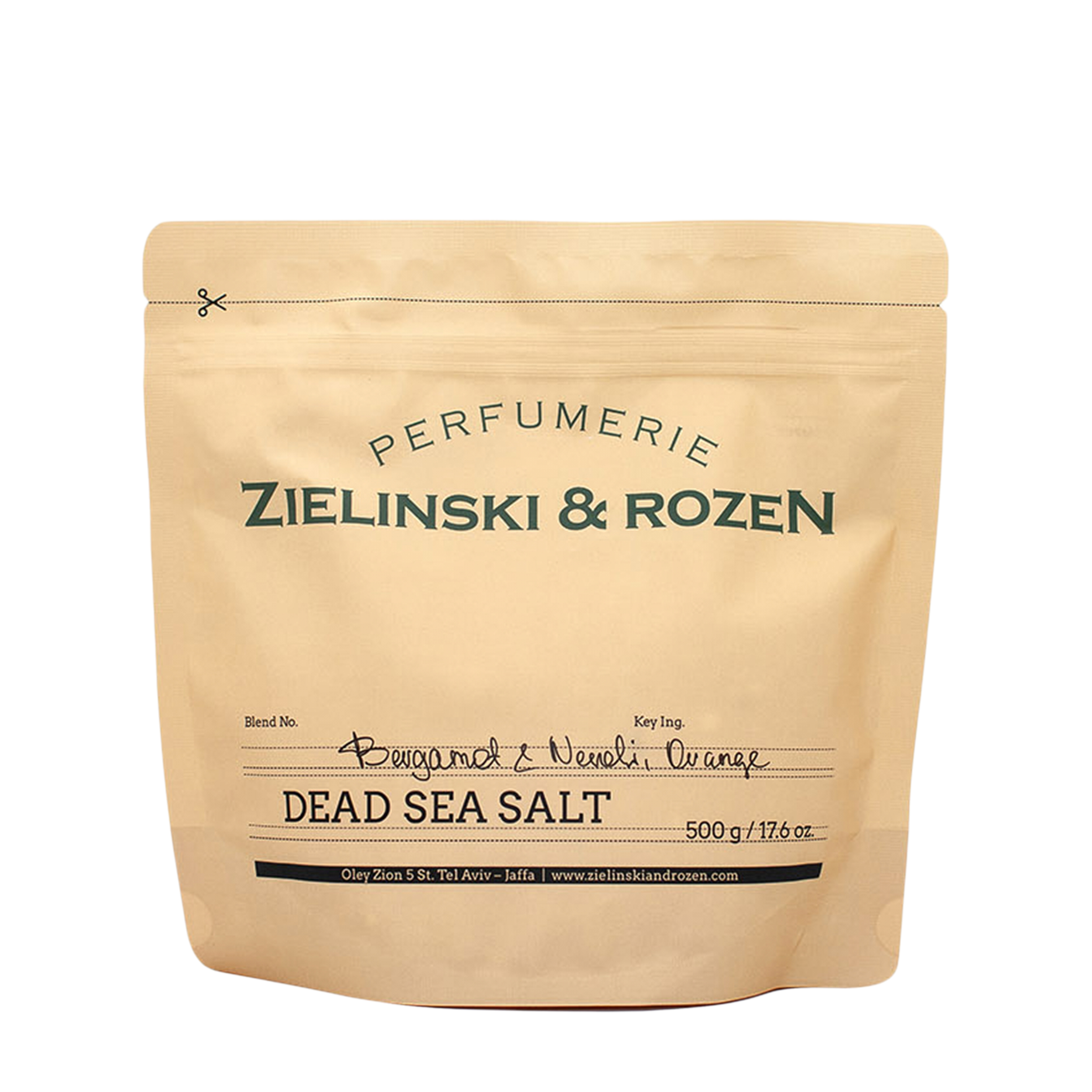 Zielinski&Rozen Zielinski&amp;Rozen Соль мертвого моря «Бергамот, Нероли, Апельсин» 500 гр от Foambox