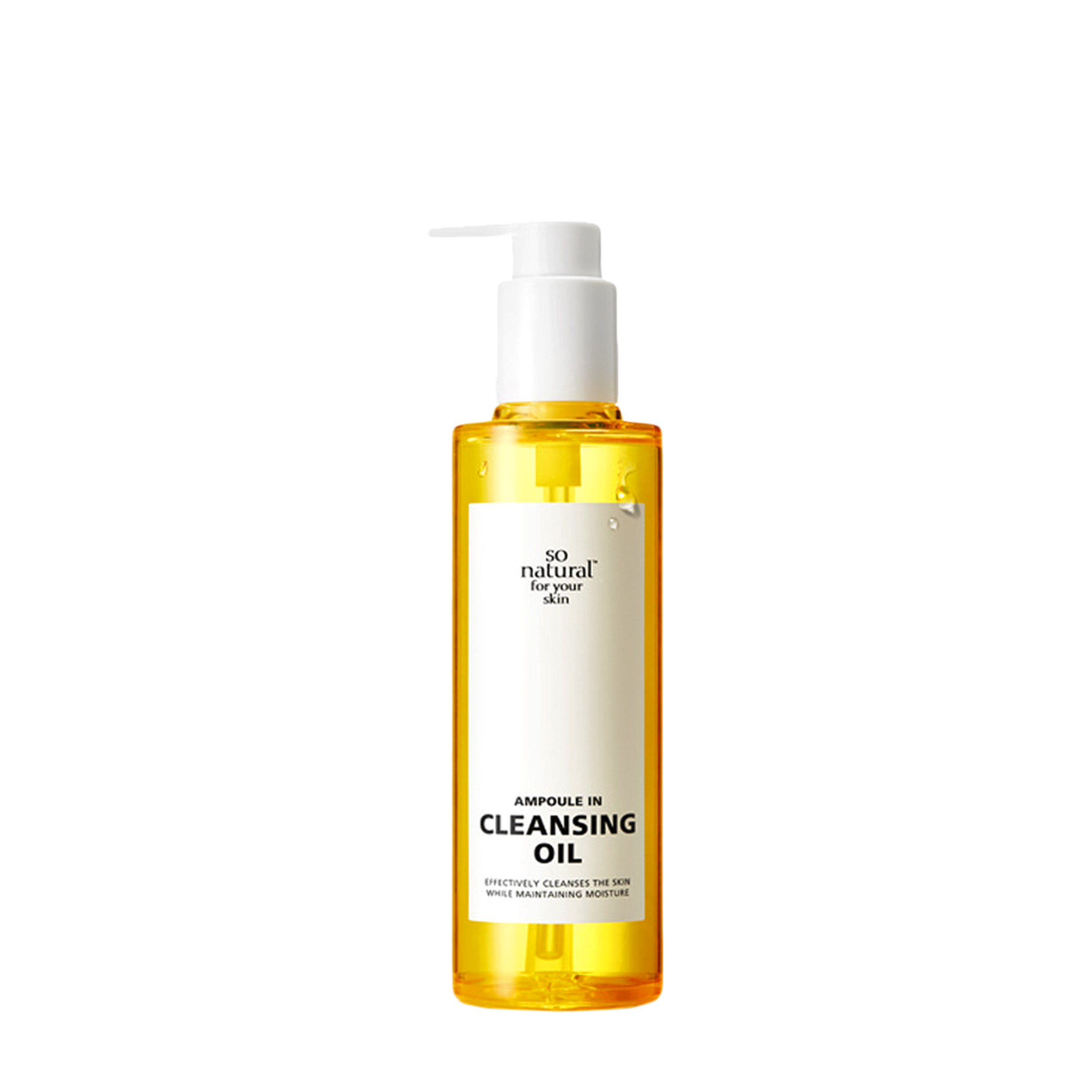 So Natural So Natural Увлажняющее гидрофильное масло So Natural Ampoule In Cleansing Oil 200 мл