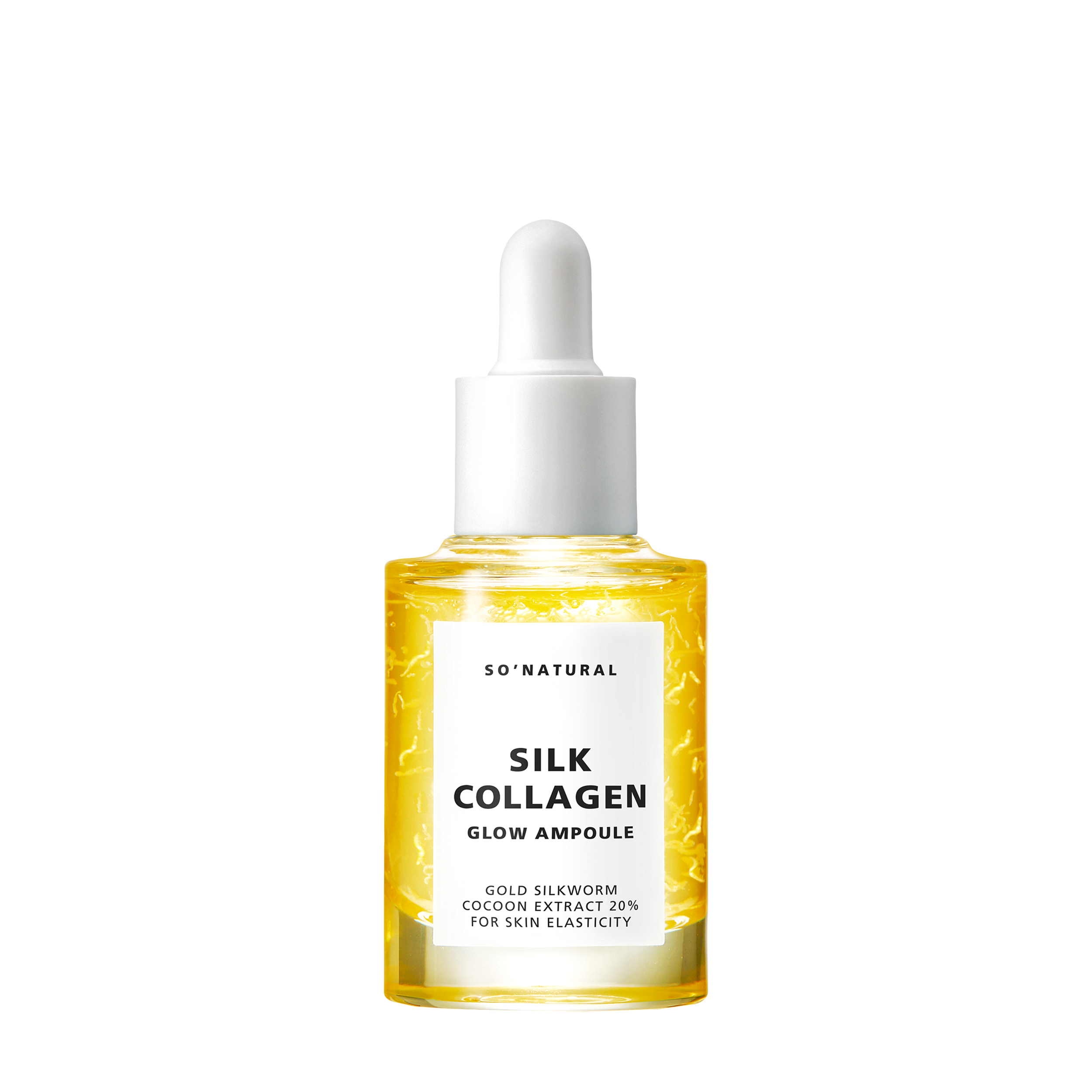 So Natural So Natural Антивозрастная сыворотка для лица Silk Collagen Glow Ampoule 30 мл