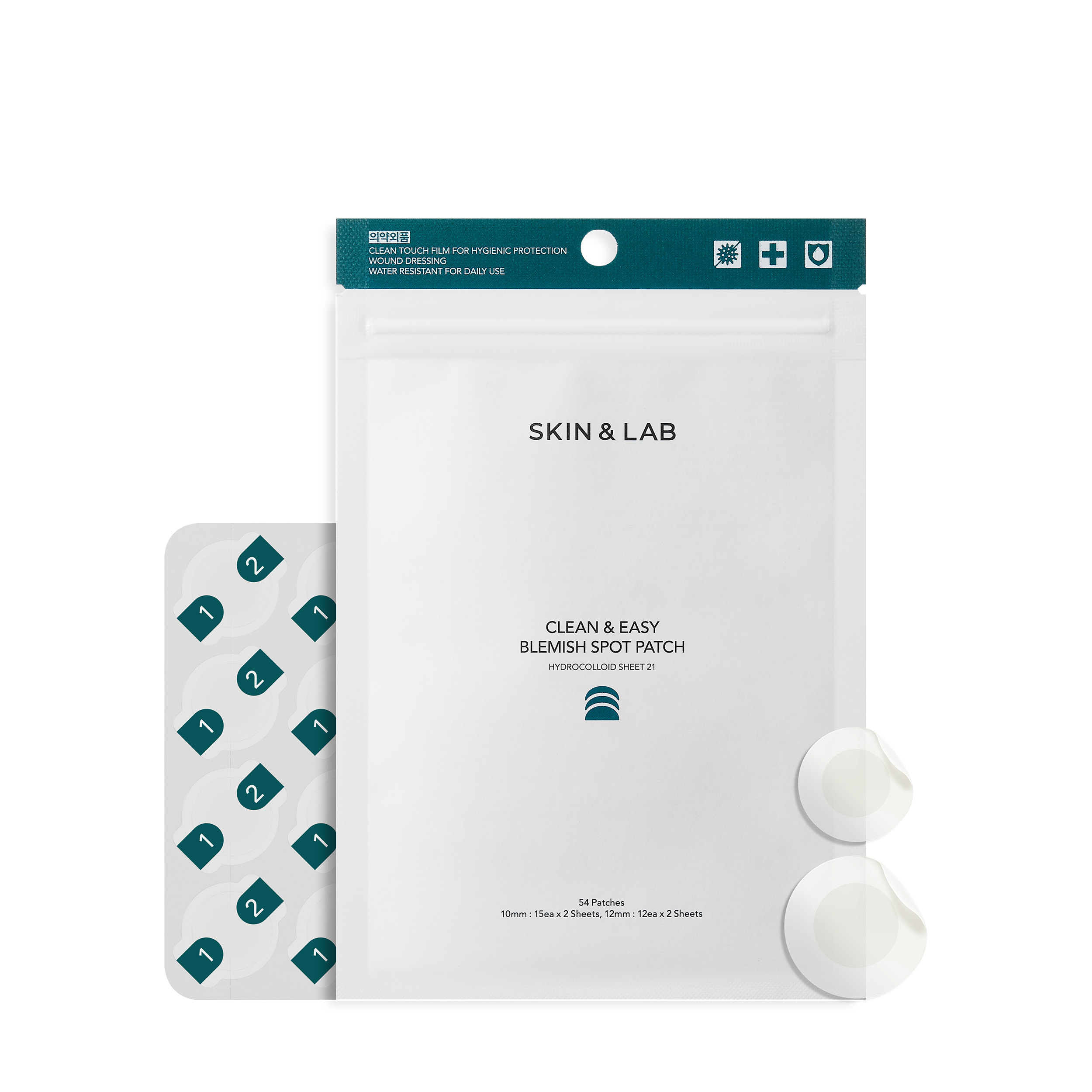 

SKIN&LAB SKIN&LAB Патчи против воспалений Clean & Easy Blemish Spot Patch 54 шт, Патчи против воспалений Clean & Easy Blemish Spot Patch 54 шт